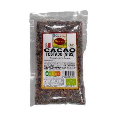 Cacao Tostado Nibs SinGluten Eco 100g Bioprasad