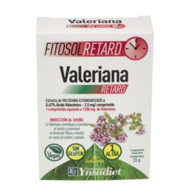 Fitosol Valeriana Retard SinGluten 30comp Ynsadiet