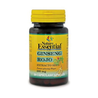 Ginseng rouge 500Mg 50caps Nature Essential