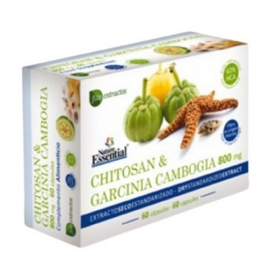 Chitosan et Garcinia Cambogia 800Mg 60caps Nature Essential