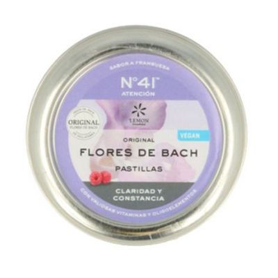 Pastillas Flores de Bach N 4 Concentracion Vegan 35 Lemon Pharma