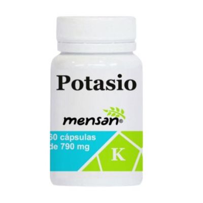 Potasio K Gluconato 790Mg 60caps Mensan
