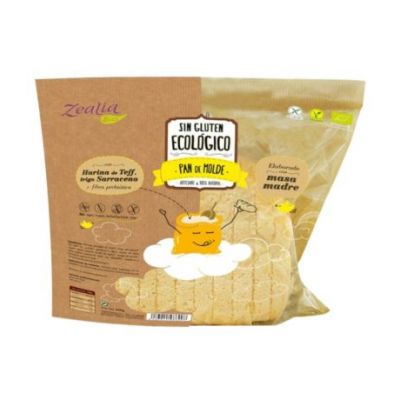 Pain de Tranche Bio Vegan Sans Gluten 360g Zealia