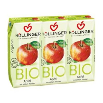 Zumo de Manzana Bio Vegan 3x200ml Hollinger