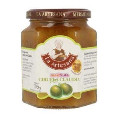 Mermelada de Ciruela Claudia SinAzucar 305g La Artesana