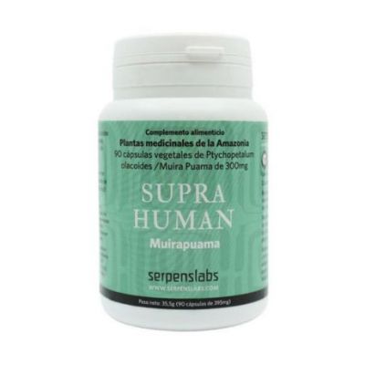 Supra Human Muira Puama Gluten Free Bio Vegan 90caps Serpens