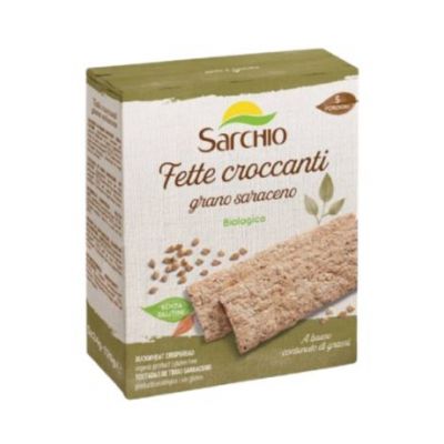 Eco Gluten-Free Buckwheat Crackers 120g Sarchio