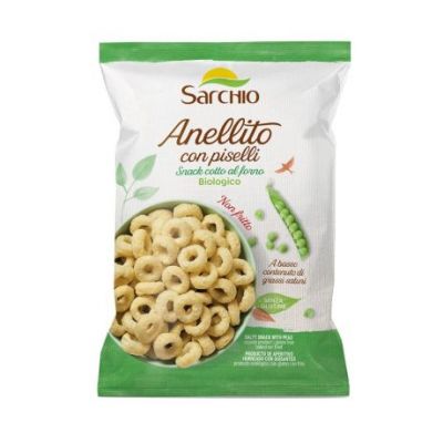Anellito Snacks Gluten-Free Peas 45g Sarchio