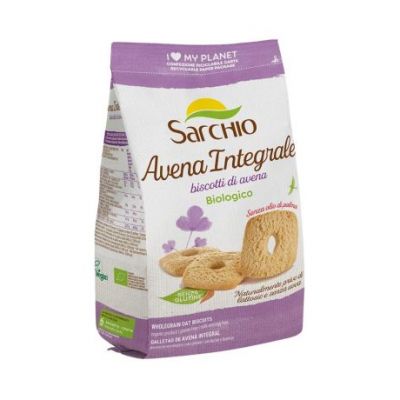Biscotti di Avena Integrale Bio Senza Glutine 250g Sarchio