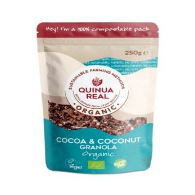 Granola de Quinoa Real de Cacao y Coco SinGluten Bio Vegan 360g Quinua Real