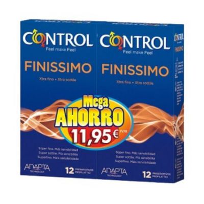 Finissimo Préservatifs Pack Épargne 2boîtesx12 unités Contrôle