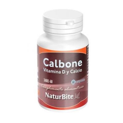 Calbone con Calcio y Vitamina-D 60comp Naturbite
