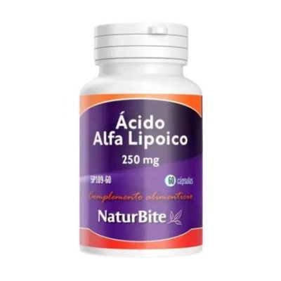 Acide alpha-lipoïque 250 mg 60 gélules Naturbite