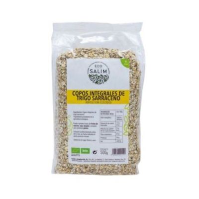 Bio Vegan Whole Grain Buckwheat Flakes 500g EcoSalim