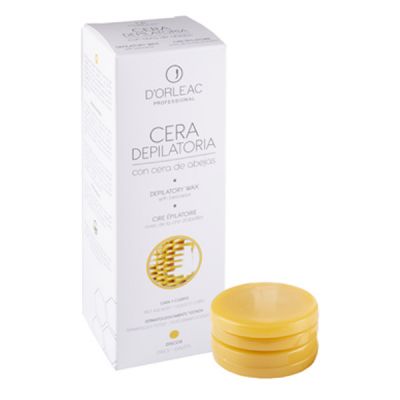 CIRE D'ABEILLE D'ORLEAC, EN DISQUES-400 grs - NATUREL