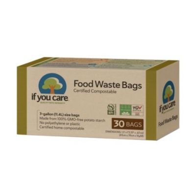 Sacs à ordures compostables 11L 30 unités Si vous vous en souciez