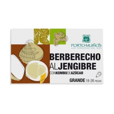 Berberechos Al Jengibre con Kombu Eco 90g Porto Muiños