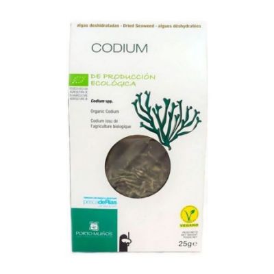 Algues Codium Déshydratées Eco Vegan 25g Porto Muiños
