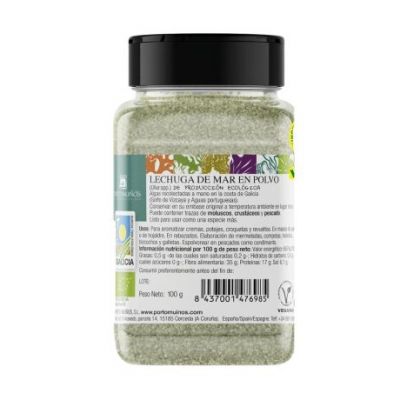 Sea Lettuce Powder Eco Vegan 100g Porto Muiños