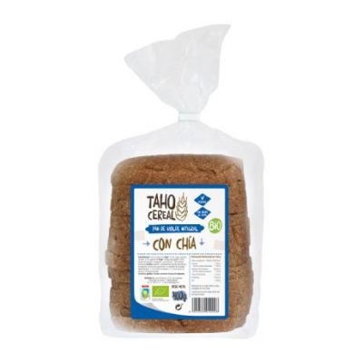 Pan de Molde Integral con Chia Vegan Bio 400g Taho Cereal
