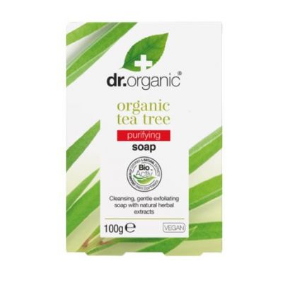 Tea Tree Soap Bio Vegan Pastilla 100g Dr. Organic