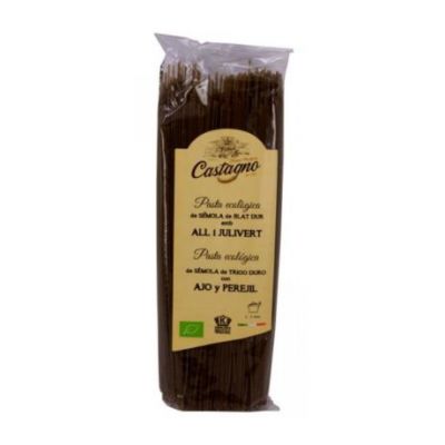 Spaghetti di Grano Bio con Aglio e Prezzemolo 500g Castagno