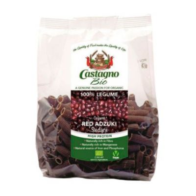 Bio Vegan Red Azukis Pasta Sedani 250g Castagno