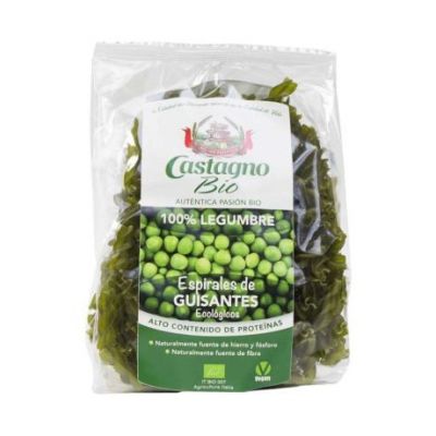 Eco Green Pea Spirals 250g Castagno