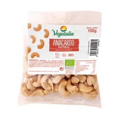 Organic Cashews 100g Vegetalia