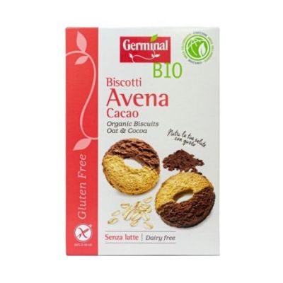 Biscuits à l'Avoine et au Cacao Sans Gluten Bio 250g Germinal