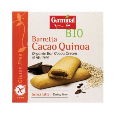Barretta di quinoa e cacao biologico 180g Germinal Bio