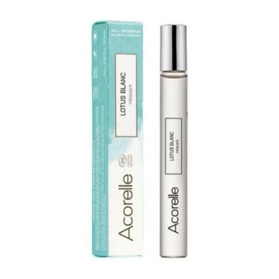 Lotus Blanc Bio Vegan Roll-On Perfume 10ml Acorelle
