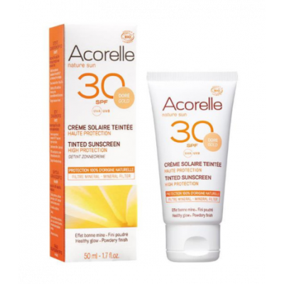 Facial Sun Cream color Dore SPF30 Bio 50ml Acorelle