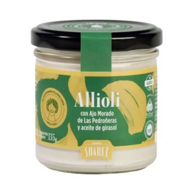 Allioli Huile de tournesol sans gluten 140 ml Familia Suarez