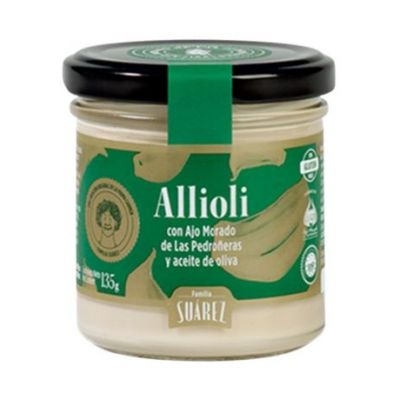 Allioli à l'huile d'olive sans gluten 140ml Familia Suarez