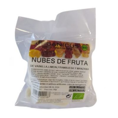 Nubes de Fruta Gominolas SinGluten Bio 50g Organicus