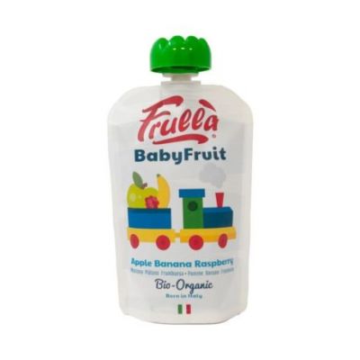 Puro Frutto Bevibile Baby Mela Banana Lampone Biologico 100g Frulla