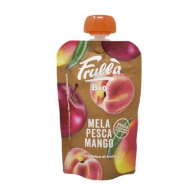 Purea Eco Bevibile di Mela Pesca e Mango 100g Frulla