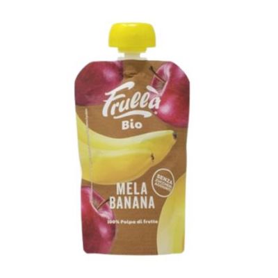 Eco Banana Purea Bevibile Mela 100g Frulla