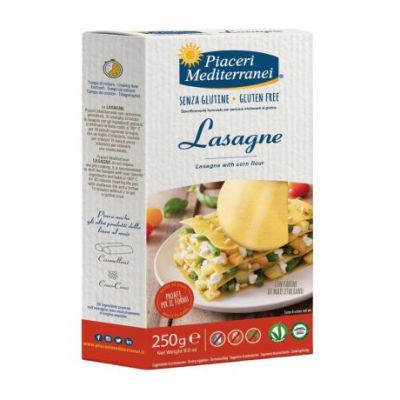 Lasagne di Mais Piatti Vegan Senza Glutine 250g Piaceri Mediterranei