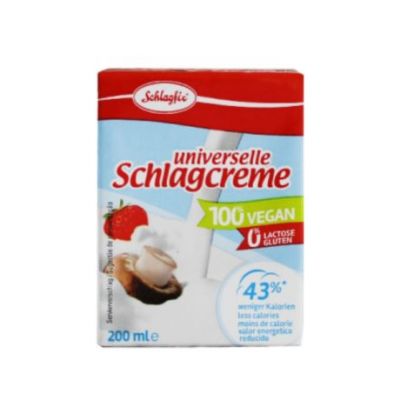 Crème Vegan Sans Gluten 200ml Schlagfix