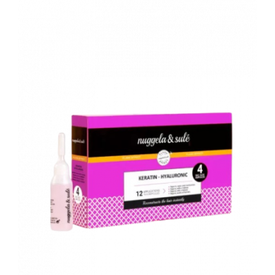 Keratina-Hialuronico Cuidado Capilar 4amp de 10ml Nuggela Sule