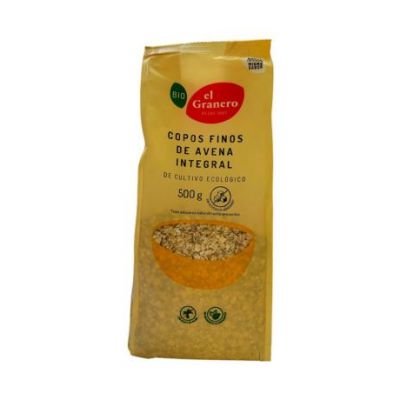 Fine Organic Whole Oat Flakes 500g El Granero Integral