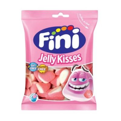 Golosinas Besos de Fresa SinGluten 100g Fini