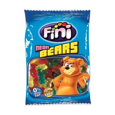 Golosinas Osos Neon SinGluten 100g Fini