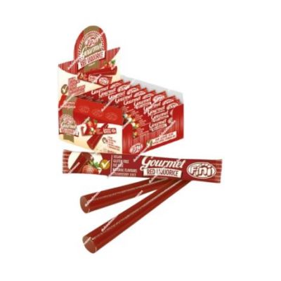 Regaliz Gourmet Rojo SinGluten Vegan 32x32g Fini