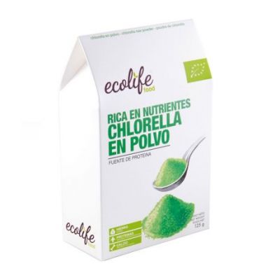 Polvere di Clorella Biologica 125g Ecolife Food