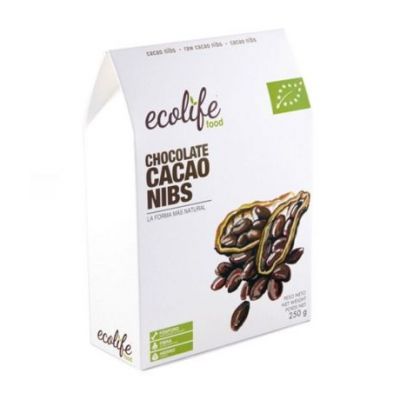 Granella Di Cacao Semi Tostati Bio Vegan 250g Ecolife Food