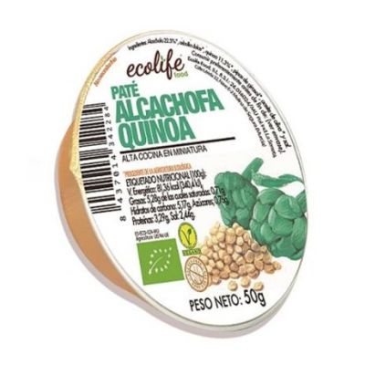 Patè Vegetale Vegano Di Carciofi E Quinoa 50g Ecolife Food