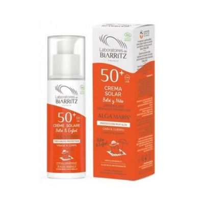 Children's Sunscreen Lotion SPF50 Bio 100ml Biarritz